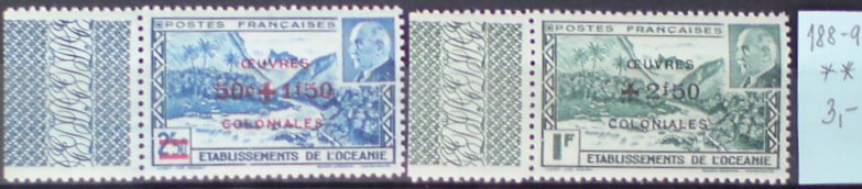Francúzska Oceánia 188-9 **