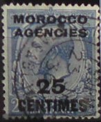 Francúzska pošta v Maroku 205