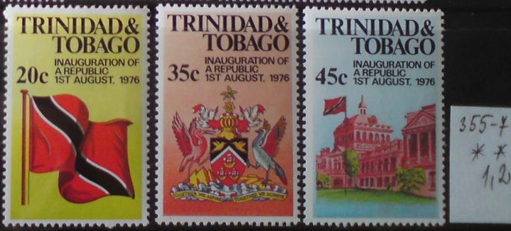 Trinidad a Tobago 355-7 **
