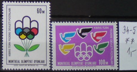Turecký Cyprus 34-5 **