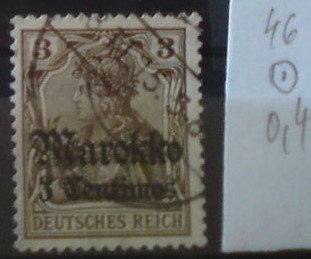 Nemecká pošta v Maroku 46