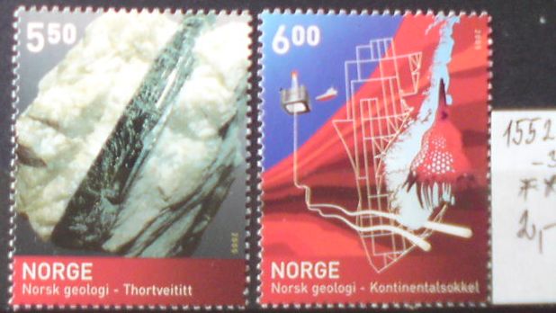 Nórsko Mi 1552-3 **
