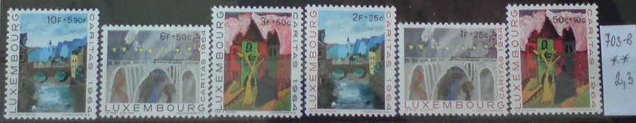 Luxembursko 703-8 **