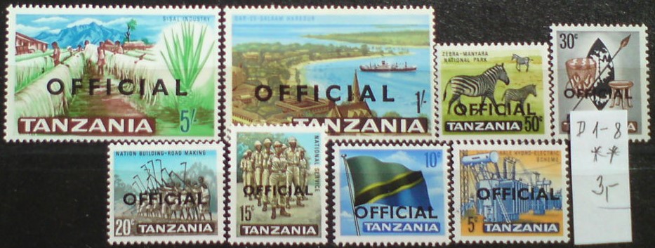 Tanzánia D 1-8 **