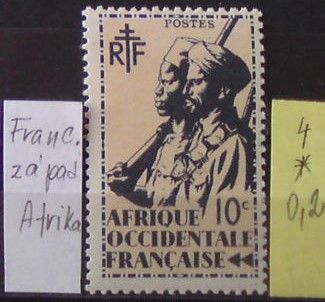 Francúzska záp.Afrika 4 *