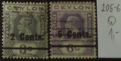 Ceylon 205-6