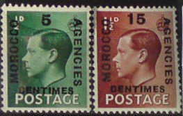 Francúzska pošta v Maroku 237-8 *