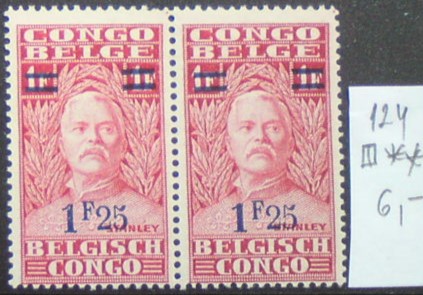 Belgické Kongo 124 **