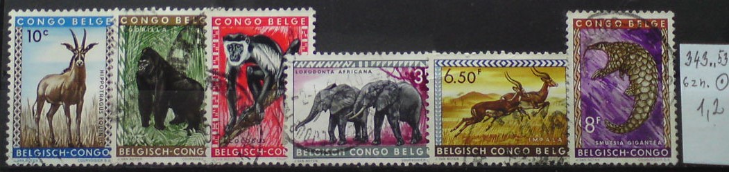 Belgické Kongo 343/53