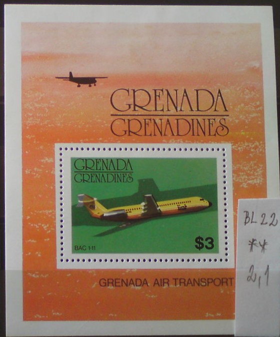 Grenadské Grenadiny BL 22 **