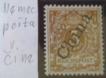 Nemecká pošta v Číne 1 ll. **