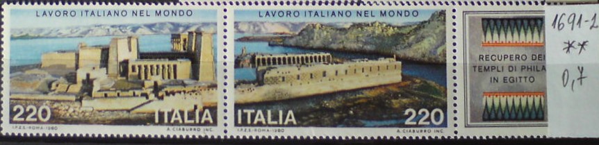 Taliansko 1691-2 K **