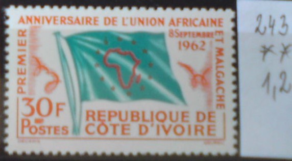 Pobrežie Slonoviny 243 **
