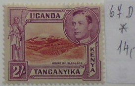 Kenya Uganda Tanganika 67 D *