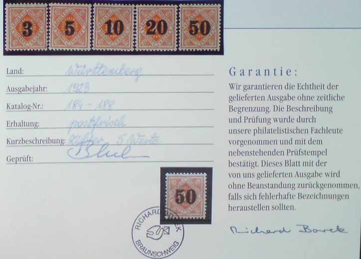 Württemberg 184-8 **