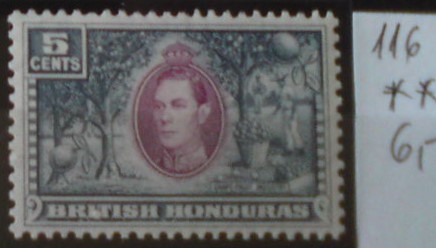 Britský Honduras 116 **