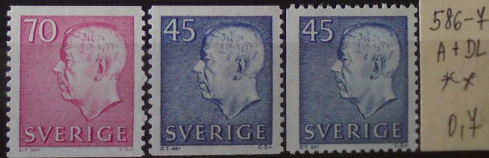 Švédsko Mi 586-7 **
