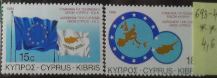 Cyprus 693-4 **