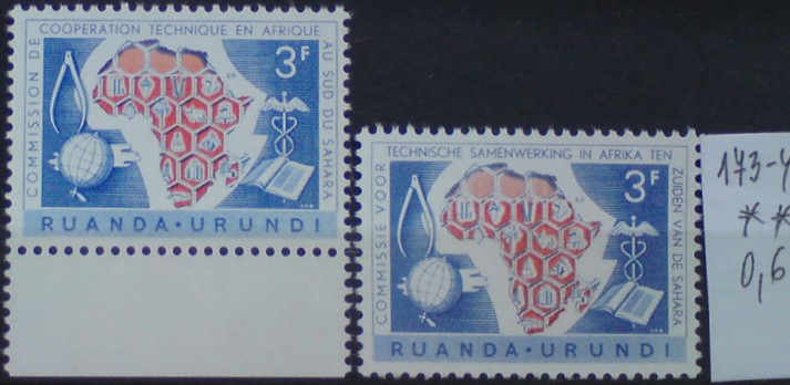 Ruanda Urundi 173-4 **