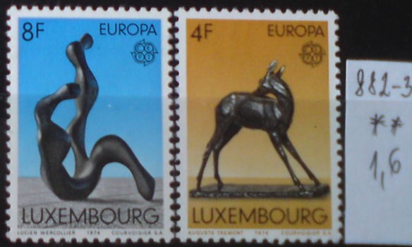 Luxembursko 882-3 **