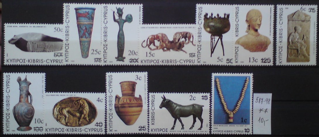 Cyprus 587-98 **