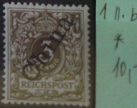 Nemecká pošta v Číne 1 ll. b *