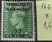 Španielska pošta v Maroku 166 *