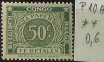 Belgické Kongo P 10 A **