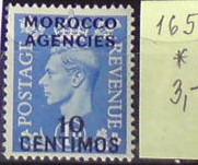 Španielska pošta v Maroku 165 *