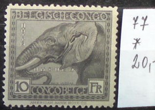 Belgické Kongo 77 *