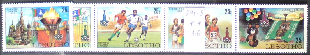 Lesotho 291-5 **