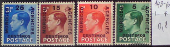 Španielska pošta v Maroku 143-6 l. *