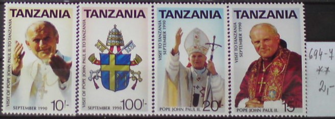 Tanzánia 694-7 **