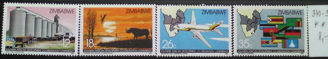 Zimbabwe 340-3 **