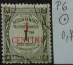 Francúzska pošta v Maroku P 6