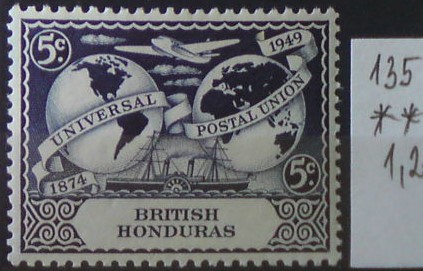 Britský Honduras 135 **