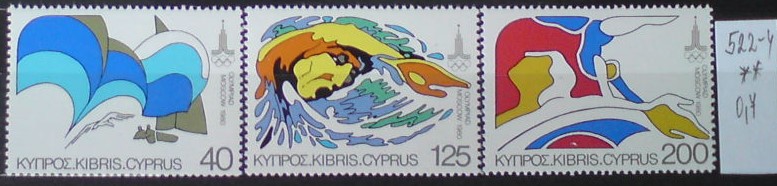 Cyprus 522-4 **