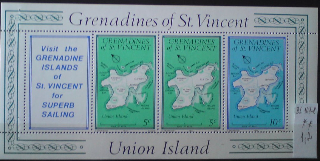 Svätovincenské Grenadiny BL 107-8 **