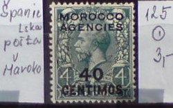 Španielska pošta v Maroku 125