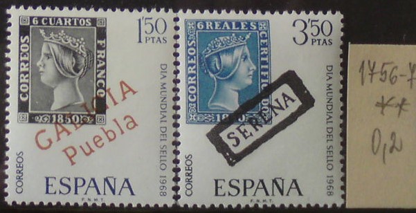 Španielsko 1756-7 **