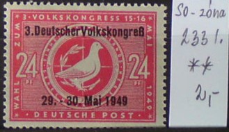 Sovietská zóna 233 l. **