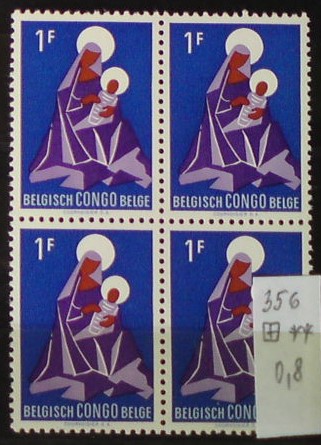 Belgické Kongo 356 **