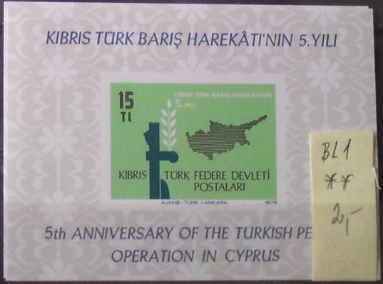 Turecký Cyprus BL 1 **