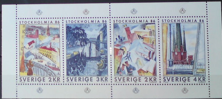 Švédsko 1336-9 H-BL **