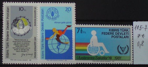 Turecký Cyprus 105-7 **