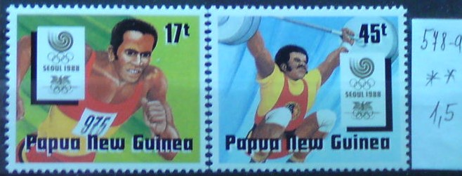 Papua nová Guinea 578-9 **
