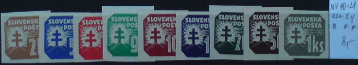 Slovenský štát NV 10-21 X y **