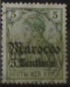 Nemecká pošta v Maroku 35