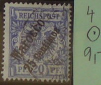 Nemecká pošta v Maroku 4