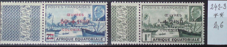 Francúzska Rovníková Afrika 242-3 **